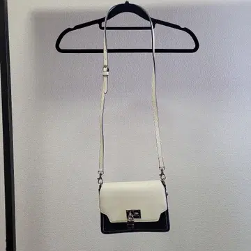 사만다 타바사 화이트 x 데님 숄더백