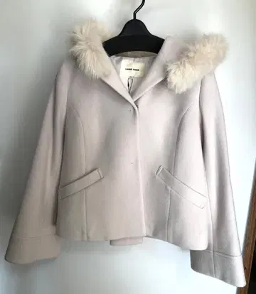 레스 빠세 후드 퍼 숏코트