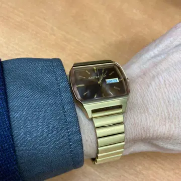 INDEPENDENT 데이데이트 손목시계 브라운