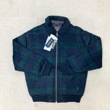 새상품 Golden Bear 스윙탑 블루종 체크 무늬 M 사이즈