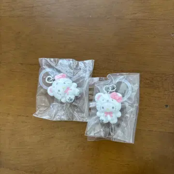 산리오 복슬복슬 스노우 표시 액세서리 키티