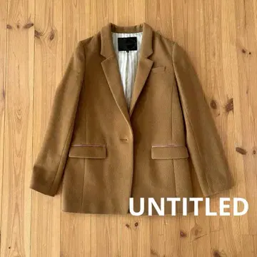 UNTITLED 카멜 테일러드 자켓 사이즈 1