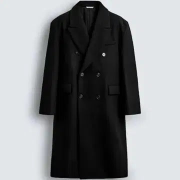 ZARA 더블 브레스트 체스터 코트