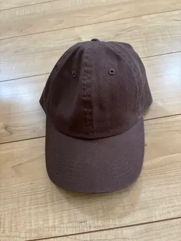 브라운 코튼 야구 모자