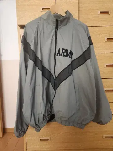 나일론 자켓 ARMY US ARMY 트레이닝 자켓 쇼트 기장