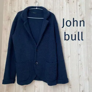 Johnbull 네이비 니트 가디건 아우터