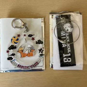 하이큐!! 덜렁덜렁 아크릴 키링 크로스 키링