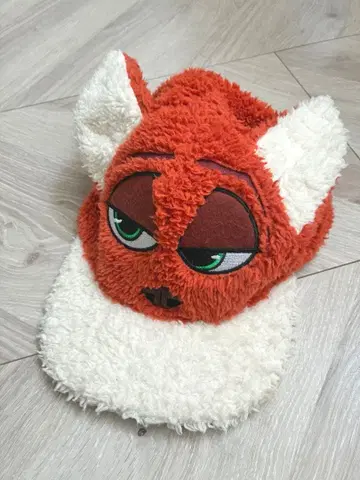 주토피아 닉 캡 복슬복슬 모자