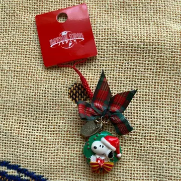 usj 크리스마스 스트랩 스누피  2점