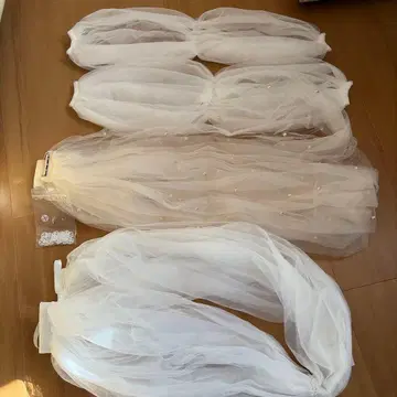 웨딩 드레스 부착 소매 세트