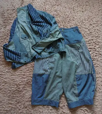 CUBE-CUBE 센소유니코 스트라이프 셋업 SENSOUNICO