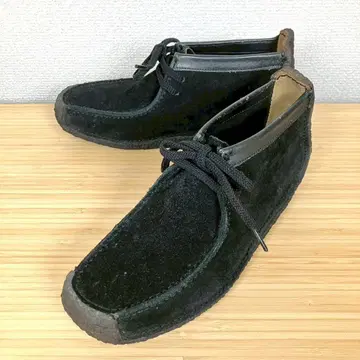 [ 미사용급 ] Clarks 클락스 왈라비 부츠 블랙 22cm