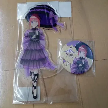 5등분의 신부 아크릴 스탠드 캔뱃지 세트 서커스단 나카노 니노