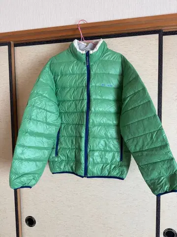 BILLABONG 그린 컬러 다운 자켓