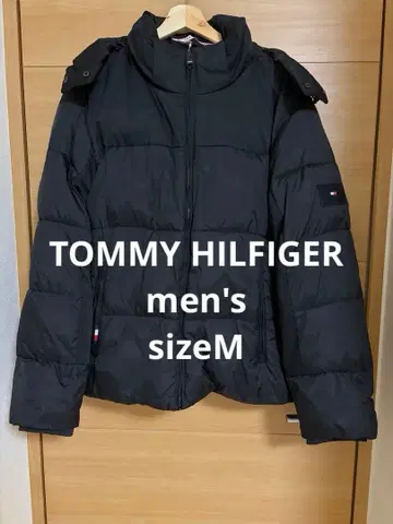 TOMMY HILFIGER 블랙 다운 자켓 M