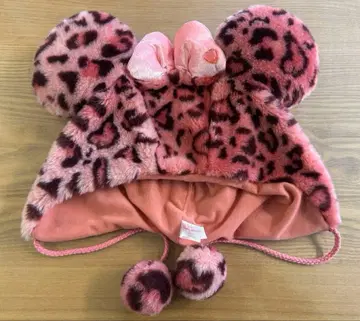 헤이세이 디자인 미니 레오파드 무늬 팬캡