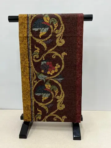 8035 후쿠로 오비 (순수 실크) 명문 와타몬 금제 코케츠