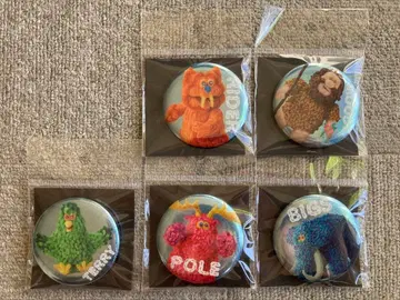 빙하기전 후지사키 타쿠마 몰 뮤턴트 캔 배지 5종 세트