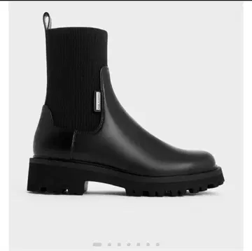 니트 삭스 리지드 밑창 첼시 부츠