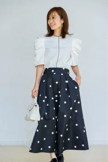 anplegant 도트 스커트 S