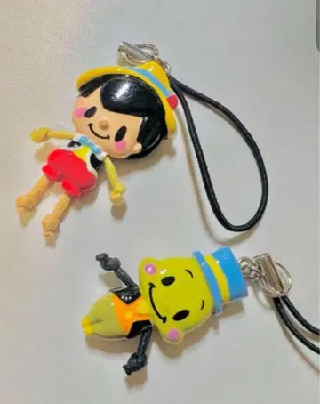 피노키오와 지미니 크리켓 키링