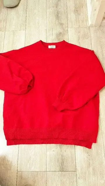 Denifits 빨간색 긴팔 트레이닝복