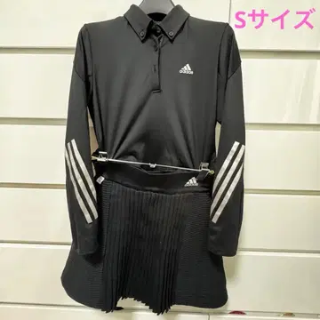 [ S ] adidas 피케 셔츠 & 스커트 & 롱 삭스 세트