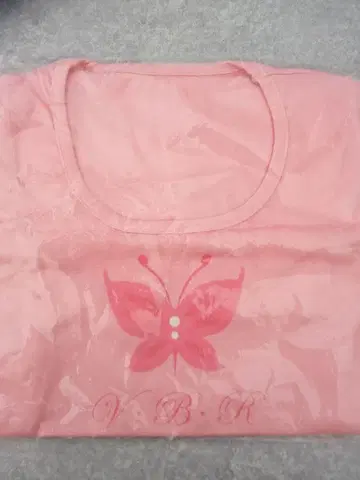 하나토유메 V B 로즈 히다카 마리 셔츠 핑크