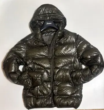 HERNO 초경량 다운 블루종 44 카키 헬노 패커블