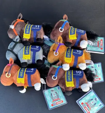 서러브레드 컬렉션 리틀 마스코트 볼체인 전 6종 세트