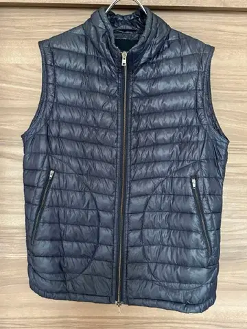 HERNO 헬노 네이비 퀼팅 다운 베스트