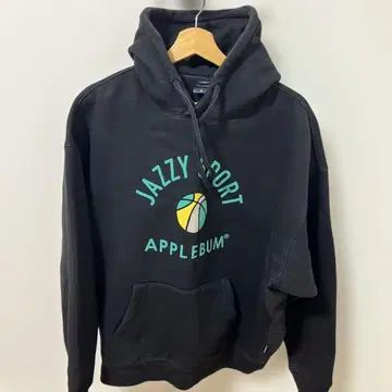 APPLEBUM JAZZY SPORT 후드티 블랙