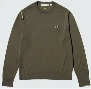 [ 택 포함 새상품 ] 안야 힌드마치 메리노 크루넥 스웨터 올리브 XL