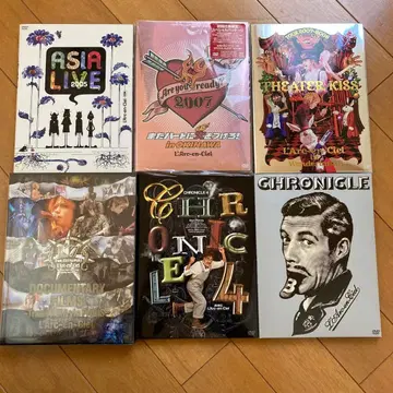 L'Arc-en-Ciel DVD 묶음 6장