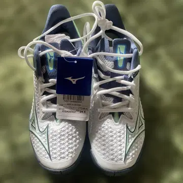미즈노 테니스화 올코트 24.5 웨이브엑시드투어6