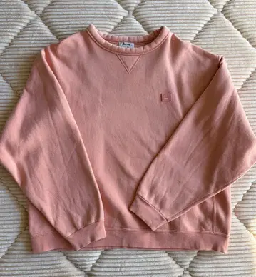 핑크 크루넥 트레이닝복