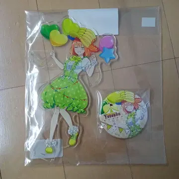 5등분의 신부 아크릴 스탠드 캔뱃지 세트 서커스단 나카노 네잎