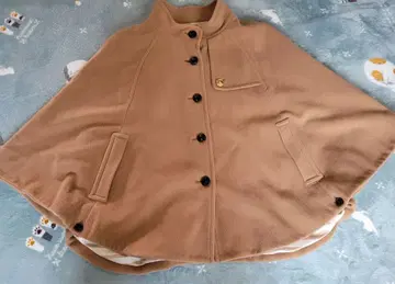 쿠미쿄쿠 판초 캐시미어 혼방