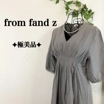 컨디션 최상 요쿠미세 from fand z 롱 원피스 셔링 가공