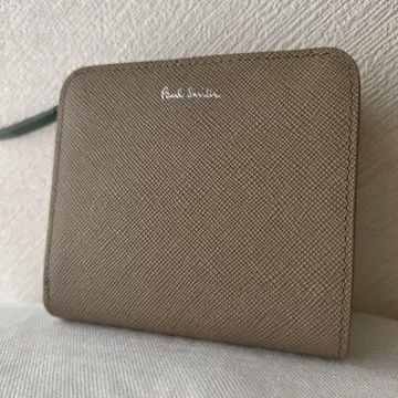 새상품 레어 폴스미스 접이식 지갑 브라이트 스트라이프 풀러 라이트 브라운