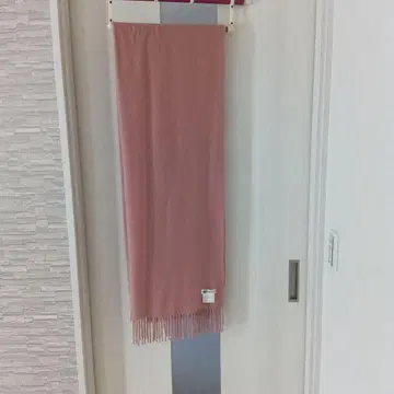 새상품 MARUYAMA 캐시미어 100 스톨 더스티 핑크