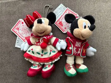 미키 미니 봉제 인형 배치 2015 크리스마스