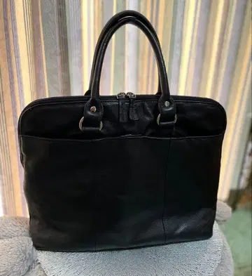 가죽 비즈니스 백 블랙