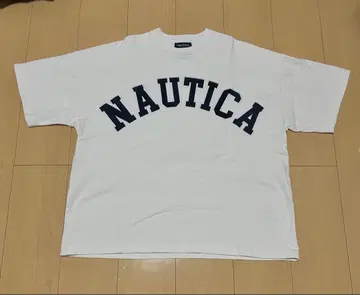 [ M 사이즈 ] NAUTICA 화이트 T셔츠 2022 S/S