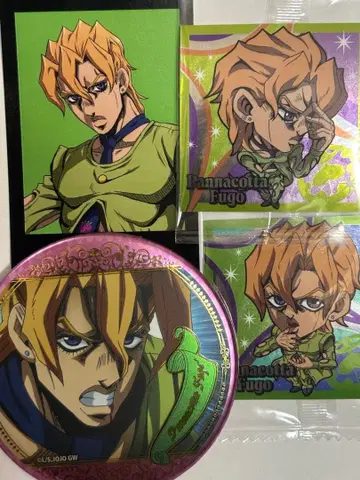 판나코타 후고 캔뱃지 스티커 브로마이드 죠죠의 기묘한 모험