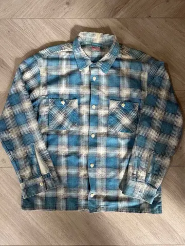 텐더 로인 프린트 플란넬 셔츠