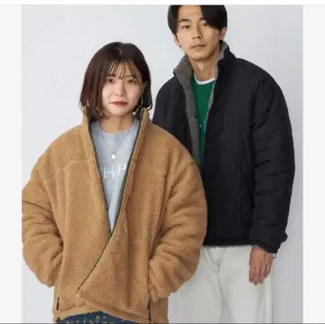 거의 미사용 SHIPS 리버서블 자켓