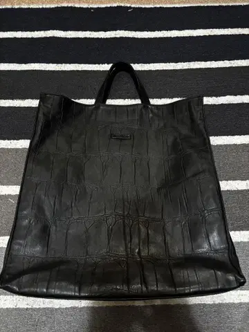다니엘&밥 크로커다일풍 가죽 토트백