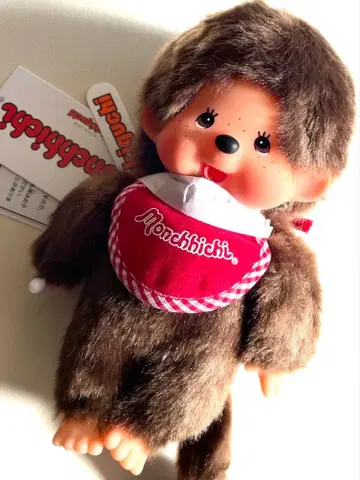 새상품 몽치치 봉제 인형 세키구치 택 포함