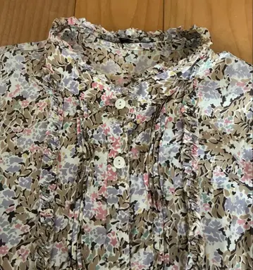 리버티 긴팔 블라우스